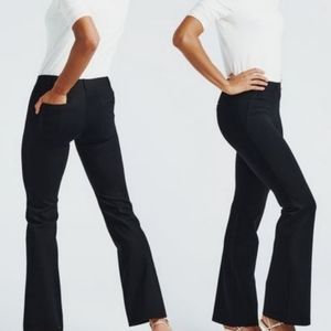 Betabrand Dress Yoga Bootcut Pants 2XL XXL Faux Pockets Fly Plus Career Casual